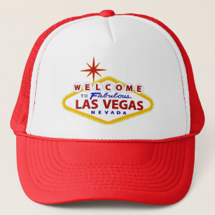 Las Vegas Welcome Sign Trucker Hat