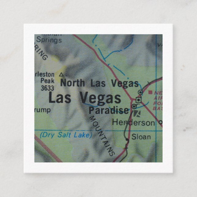Las Vegas We've Moved New Address Card (Front)
