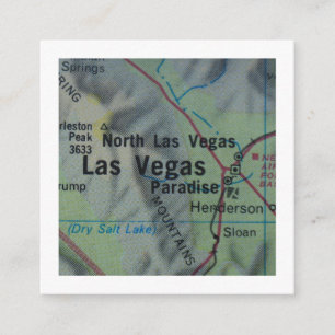 Las Vegas We've Moved New Address Card