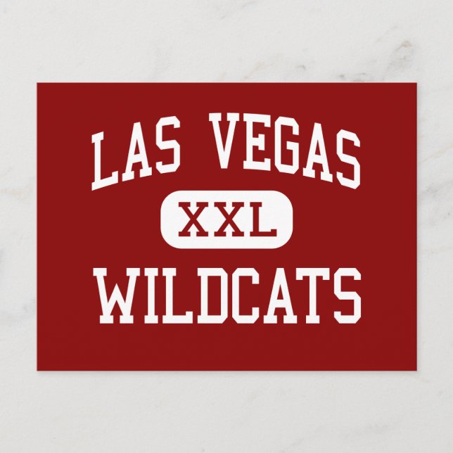 Las Vegas - Wildcats - High - Las Vegas Nevada Postcard (Front)