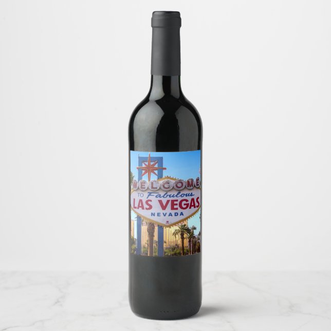 Las Vegas Wine Label (Front)