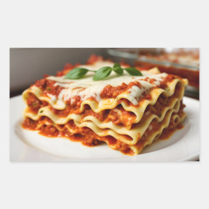 Lasagna Rectangular Sticker