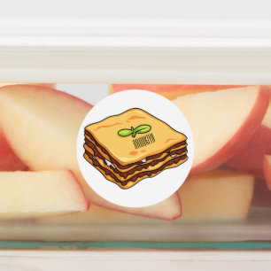 Lasagne cartoon illustration