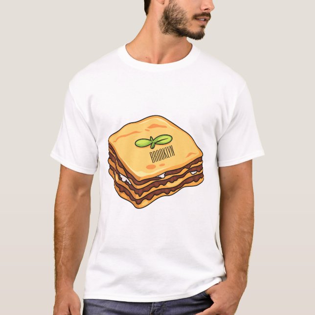 Lasagne cartoon illustration  T-Shirt (Front)