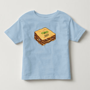 Lasagne cartoon illustration  toddler T-Shirt
