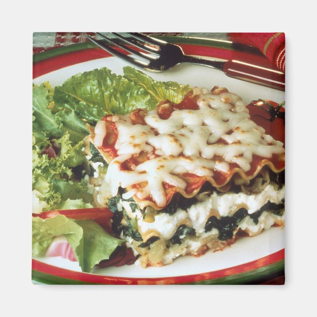 Lasagne Dinner Magnet (Front)
