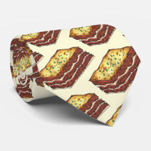 Lasagne Lasagne Italian American Cooking Food Tie