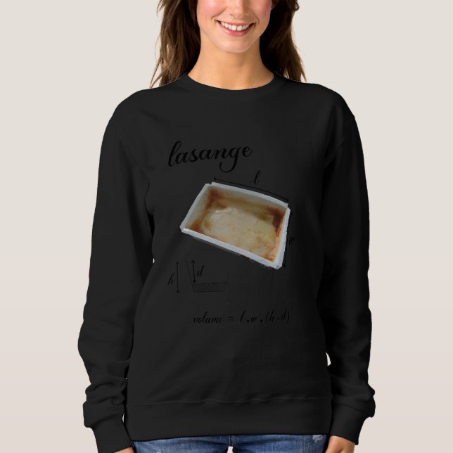 Lasange And Math  Meme Math Teacher Sweatshirt (Front)