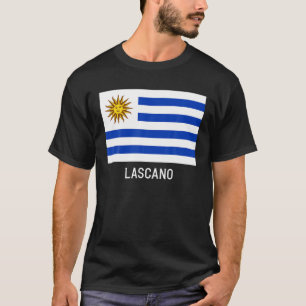 Lascano Uruguay Flag Emblem Escudo Bandera Crest T-Shirt