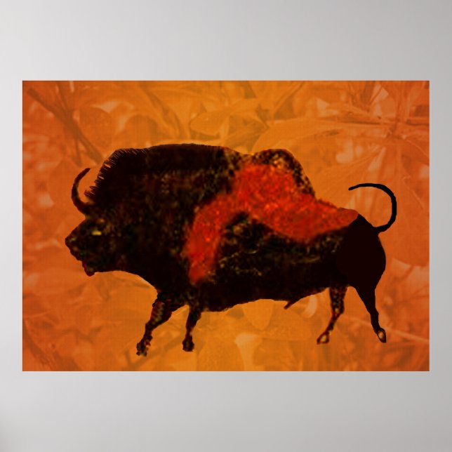 Lascaux Bison Poster (Front)