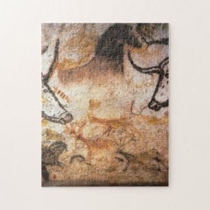 Lascaux Bulls Buffalo Cave Painting Jigsaw Puzzle