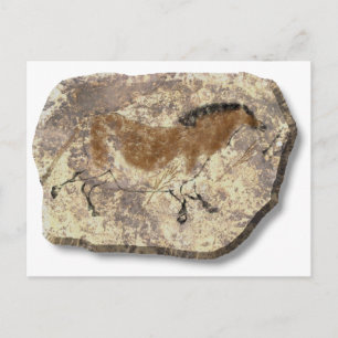 Lascaux  Horse stone Postcard