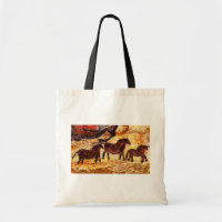 Lascaux Horses Cave Painting