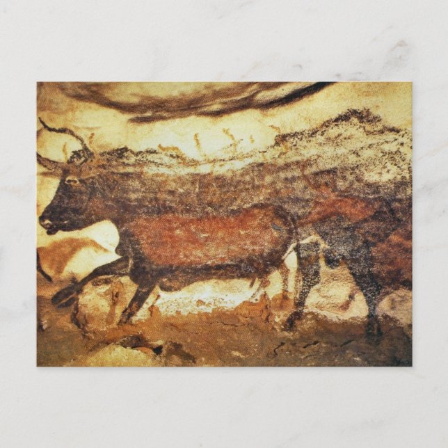 Lascaux Prehistoric Cave Art Postcard (Front)