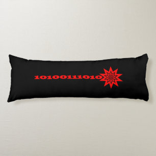 Laser Beam Data Burst Body Pillow