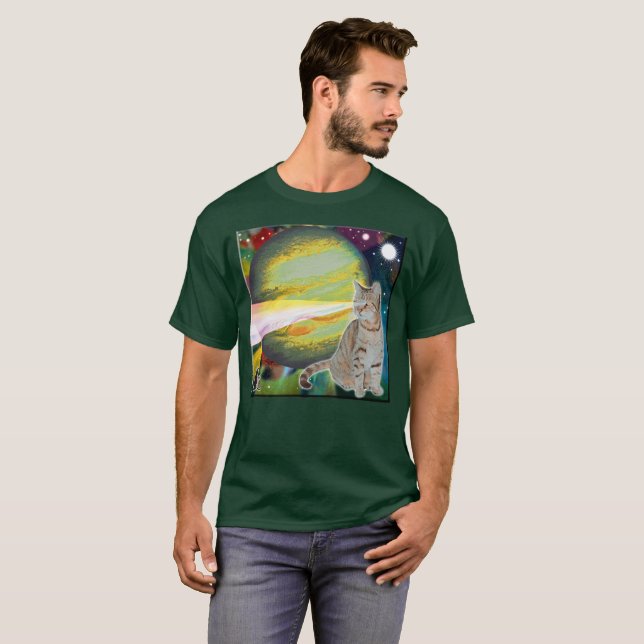 Laser-Cat Mossbody T-Shirt (Front Full)