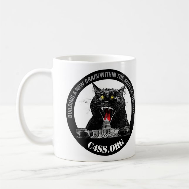 Laser Cat of C4SS Domination Coffee Mug (Left)