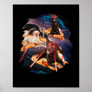Laser Cats Pizza Kitties Poster
