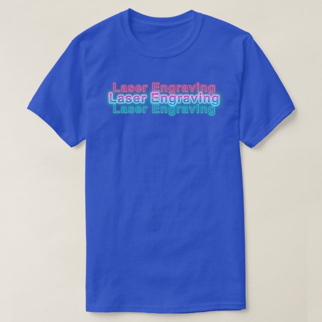 Laser Engraving T-Shirt (Design Front)