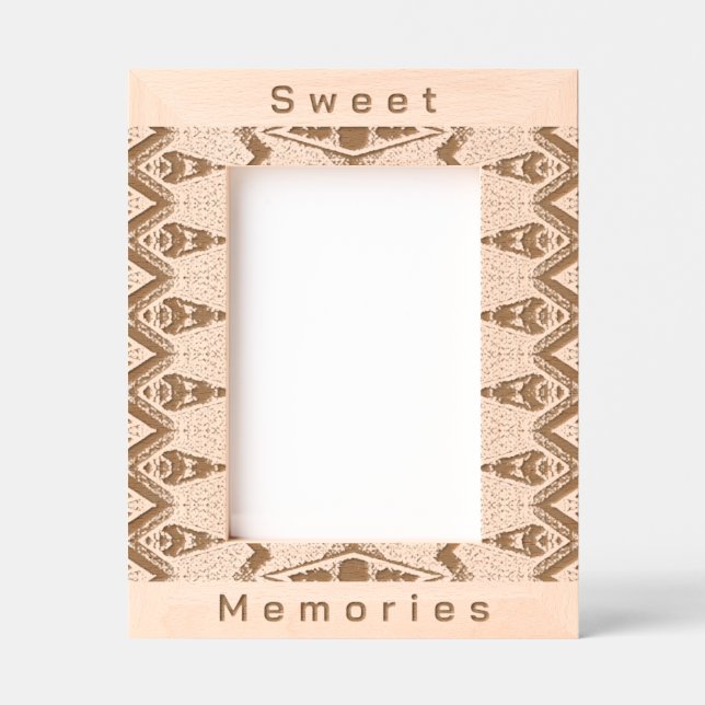 Laser Etched Picture Frame, "Sweet Memories" Frames (Front)