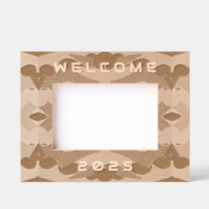 Laser Etched Picture Frame, "WELCOME 2025" Frames