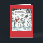 Laser Eye Surgery Christmas Joke Paper Card<br><div class="desc">Another Christmas is in sight! Merry Christmas</div>