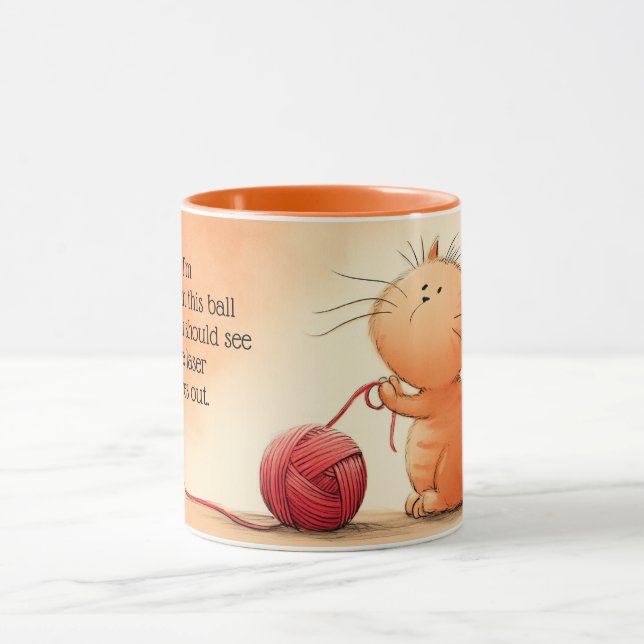 Laser Focused Feline Mug (Center)
