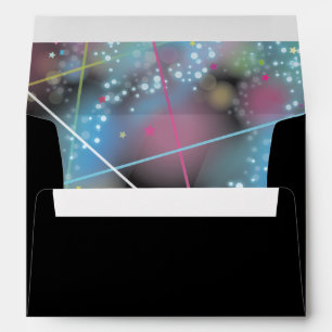 LASER GLOW in the DARK Bar Bat Mitzvah Envelope