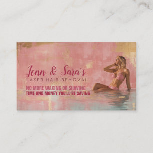 Laser Hair Removal business cards