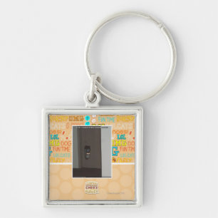 Laser Kitty Key Ring