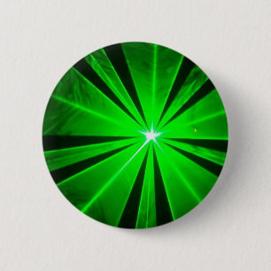 Laser lights - 6 cm round badge