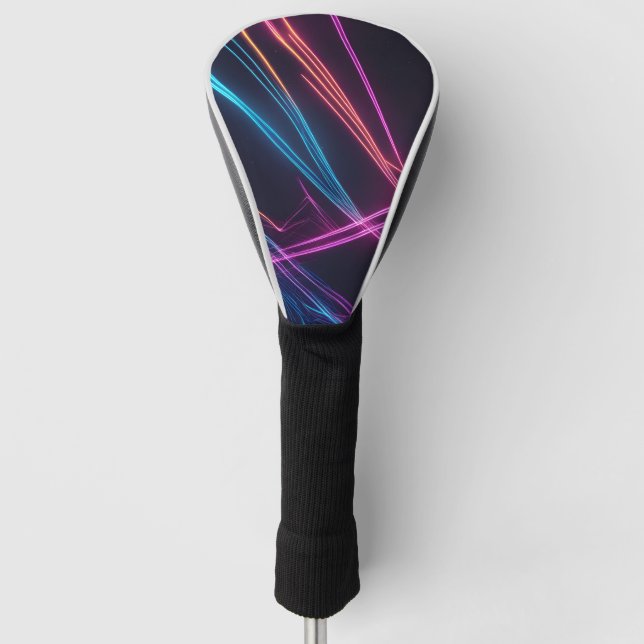 Laser Lights Golf Head Cover (Front)