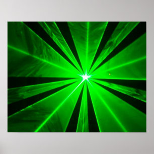 Laser lights - poster