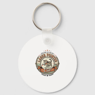 Laser Pointer Cat Laser Pointer Cat Vintage Vector Key Ring