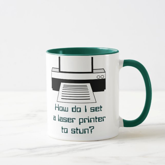 Laser Printer on Stun Mug (Right)