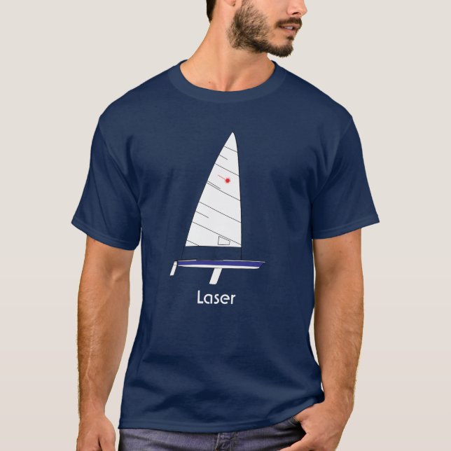 Laser Sailboat T-Shirt (Front)
