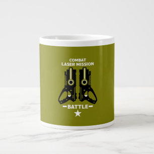 Laser Tag Combat Mission Kids   Large Coffee Mug