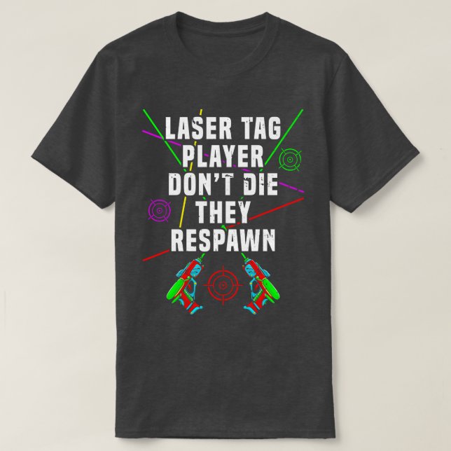 Laser Tag Player T-Shirt (Design Front)