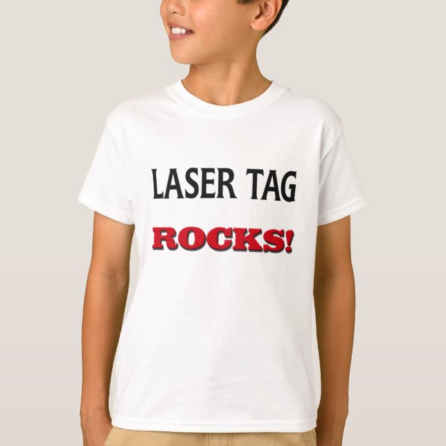 Laser Tag Rocks T-Shirt (Front)