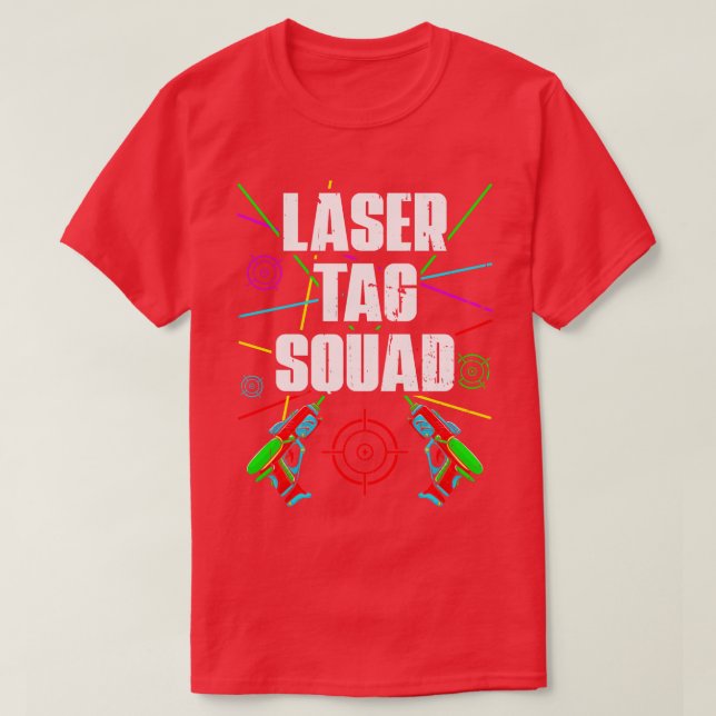 Laser Tag Squad T-Shirt (Design Front)