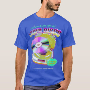 LaserDisc Movie Night Video Vintage 80s 90s Tech M T-Shirt