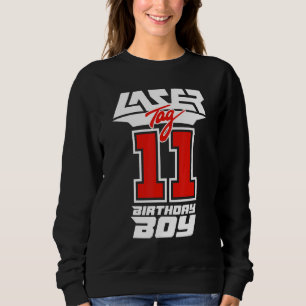 Lasertag 11 Years Birthday Boy Laser Tag For Boy Sweatshirt