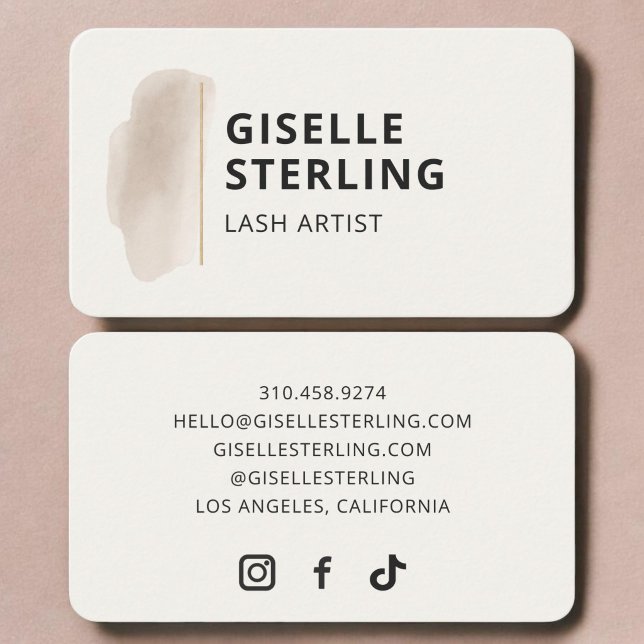 Lash Artist Business Card (Creator Uploaded)