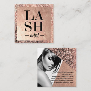 LASH ARTIST Business Card Template