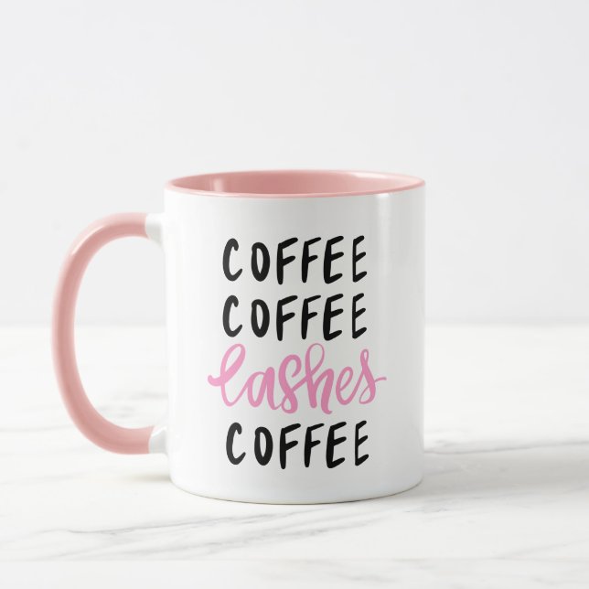 Lash Artist Coffee Cup, Lash Technician Coffee Cup (Left)