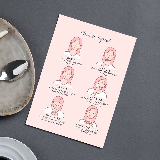 Lash/Brow Aftercare Instructions & Appointment Business Card (Creator Uploaded)