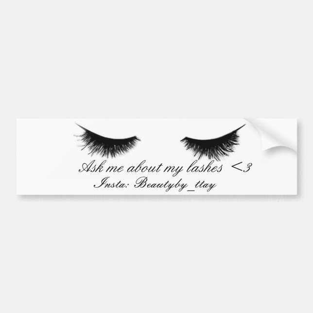 Lash Bumper Sticker (Front)