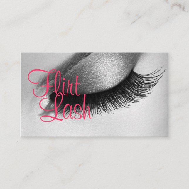 Lash Extensions Lashes Beauty Cosmetology Salon Bu Business Card (Front)
