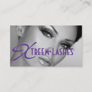 Lash Extensions Lashes Beauty Cosmetology Salon Business Card