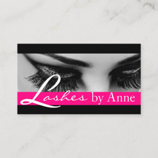 Lash Extensions Lashes Beauty Cosmetology Salon Business Card
